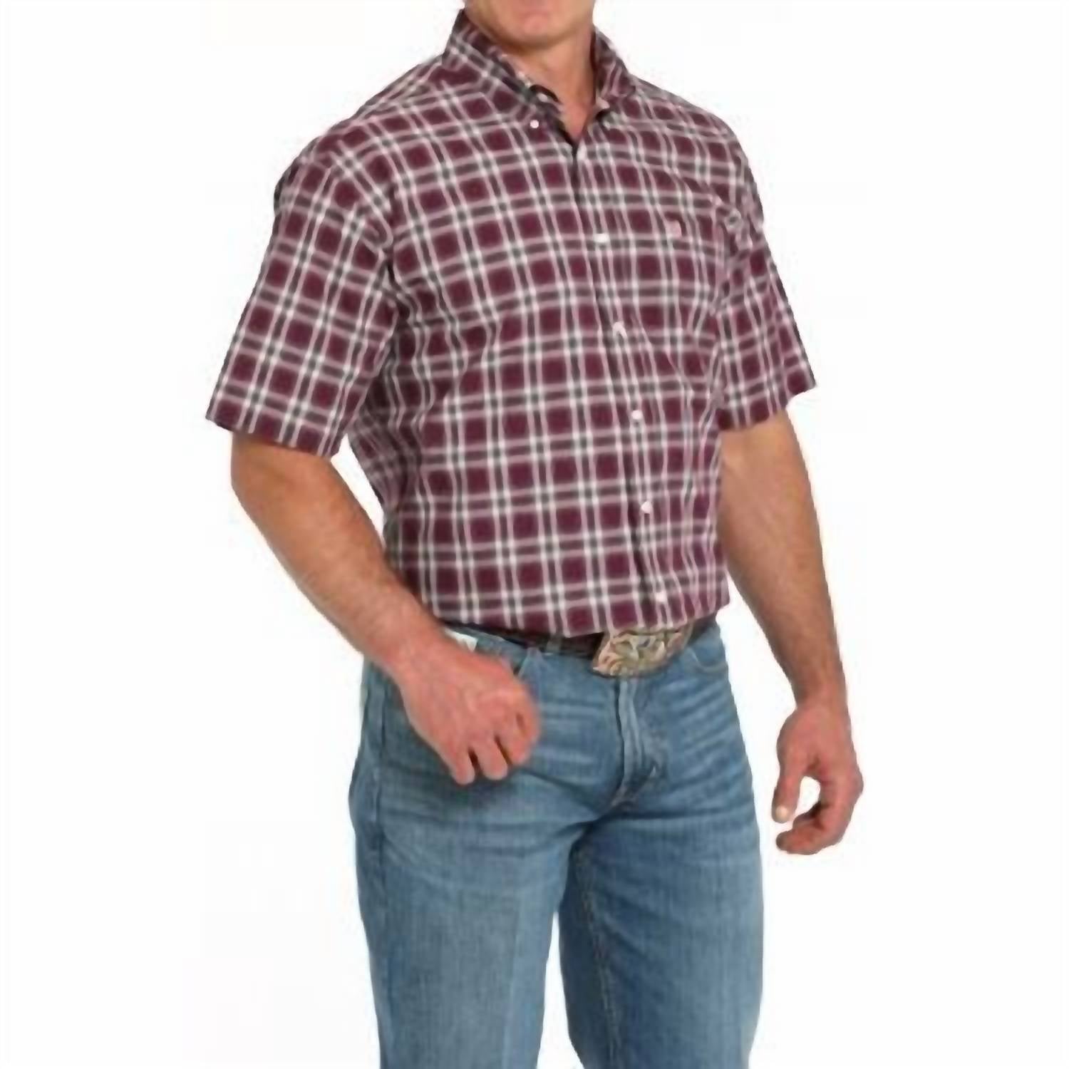 Cinch - Plaid Classic Short Sleeve Shirt