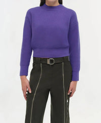 SIMKHAI Linda Sweater in ultraviolet 1 - women's sweater