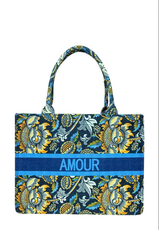 Little Secret Of Mine - Women's Amour Tropical Pattern Tote Bag