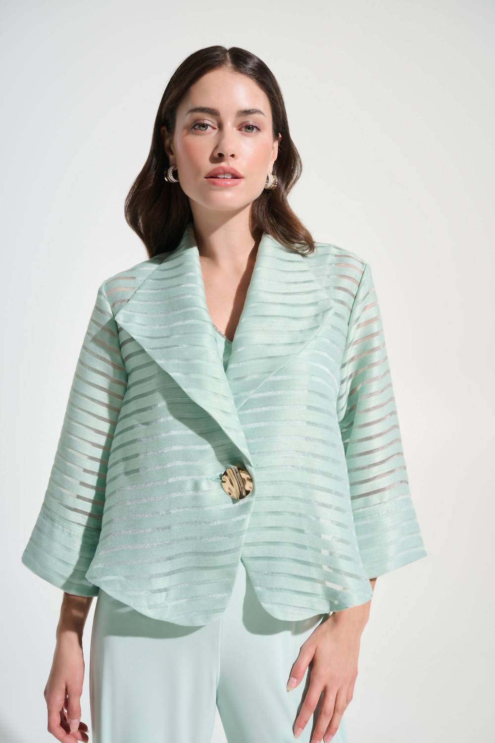 Joseph Ribkoff - Sheer Stripe Jacket