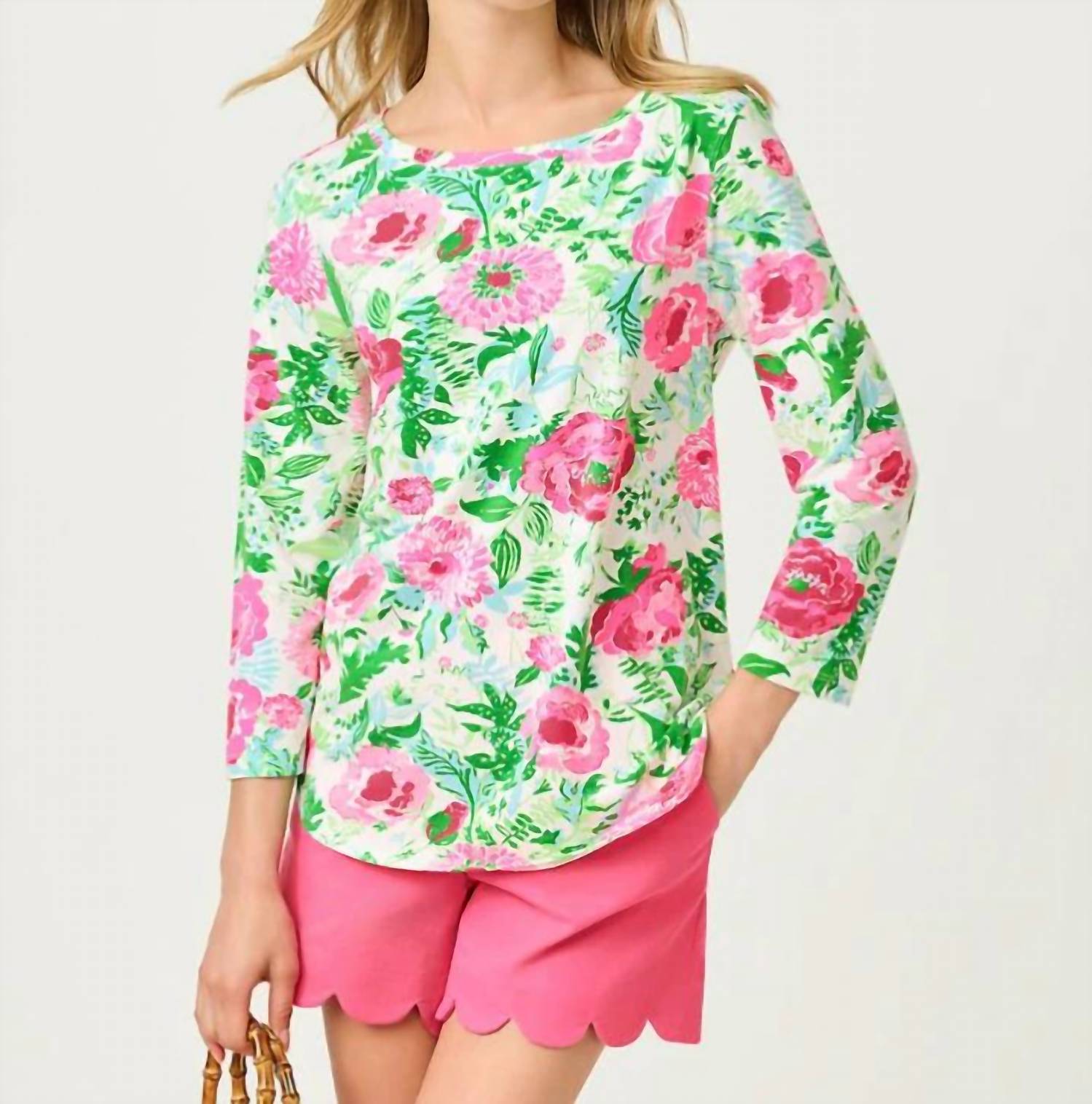 Lilly Pulitzer - KEY WEST 3/4 SLEEVE TOP
