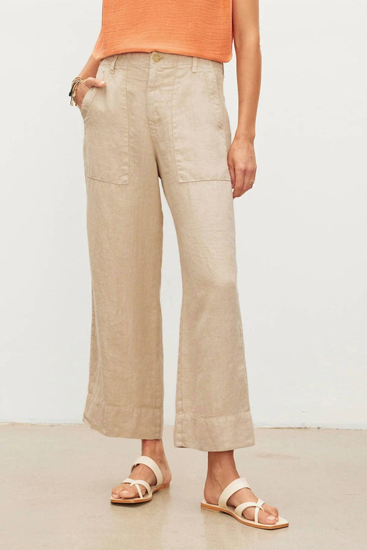 Velvet By Graham & Spencer - Dru Heavy Linen Pant