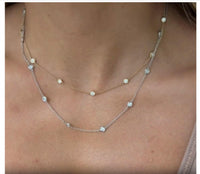 Diana M Jewels - Women's Diamonds By The Yard Necklace