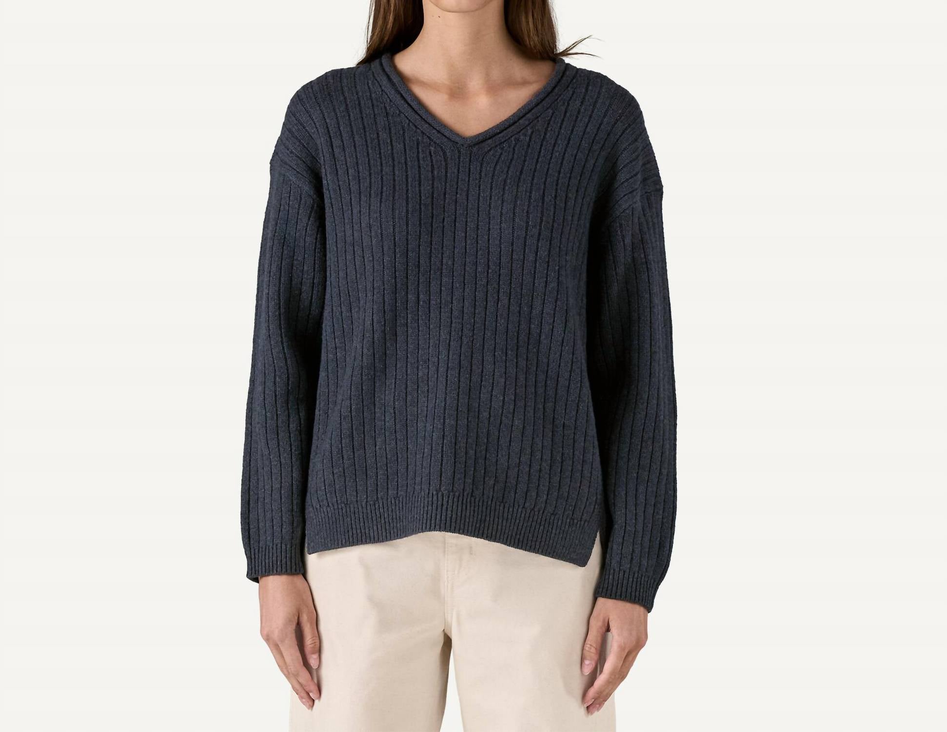Patagonia - Recycled Wool-blend V-neck Sweater