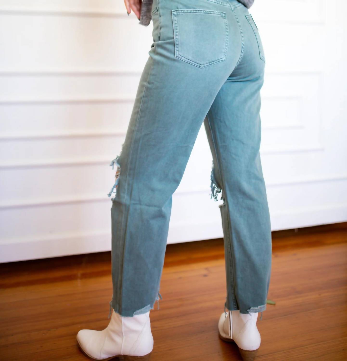 Vervet By Flying Monkey - 90s Vintage Crop Flare Jeans