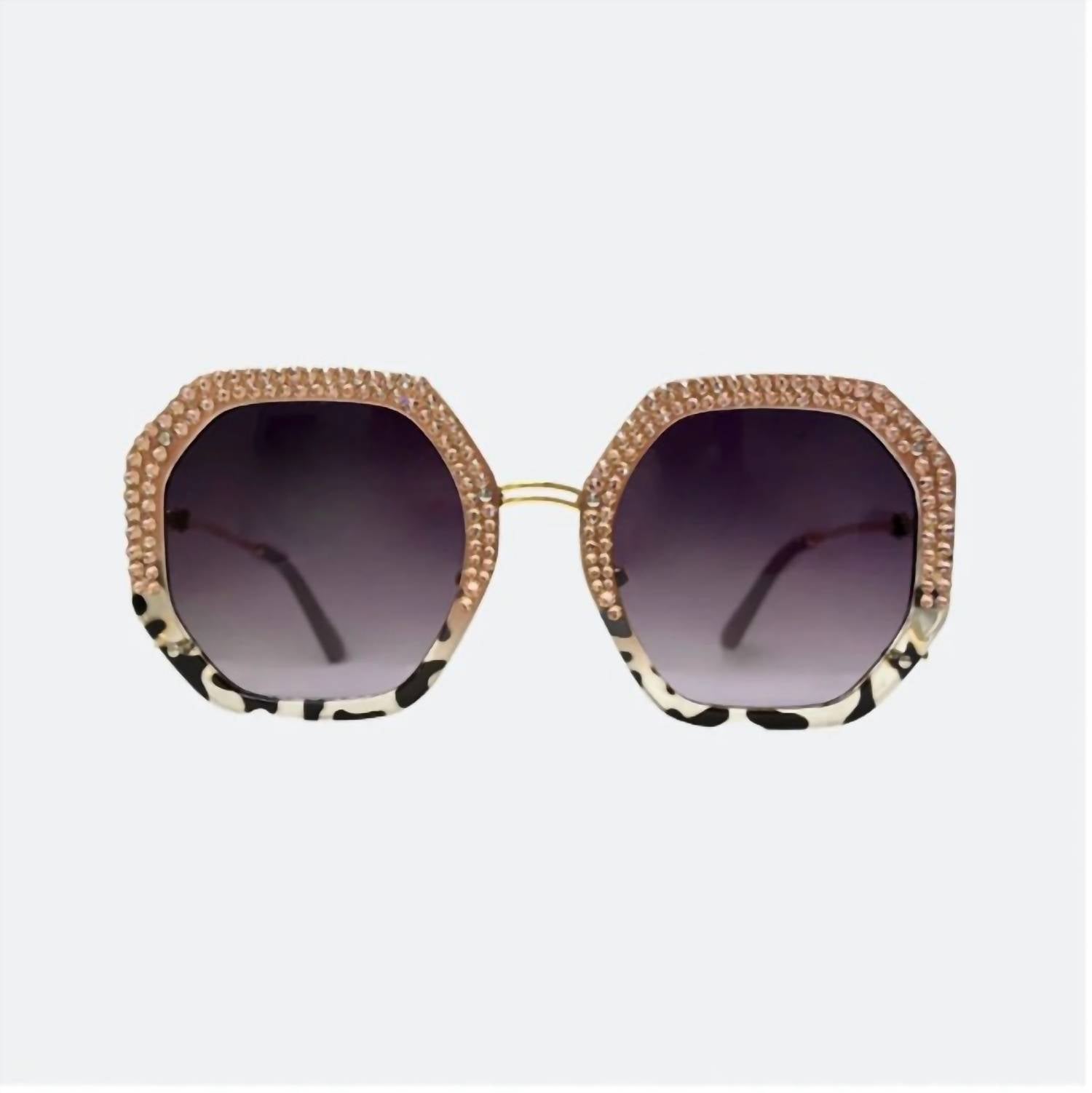 Jimmy Crystal - Women's Angeliki Geometry Sunglasses