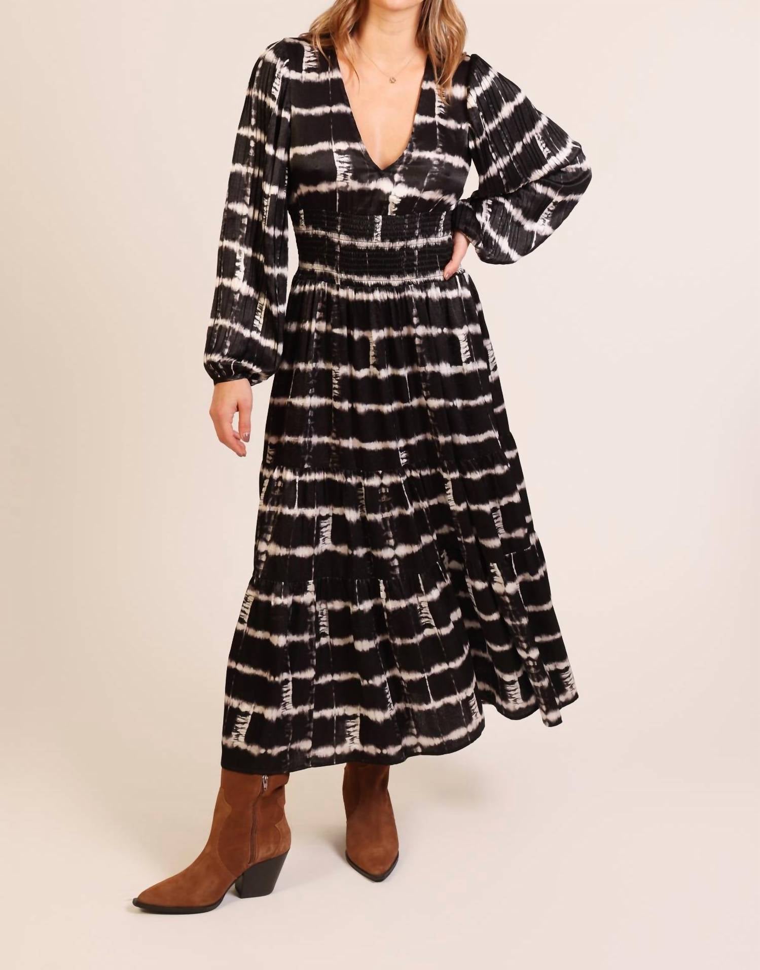 Traffic People - In The Shadows Whispers Maxi Dress