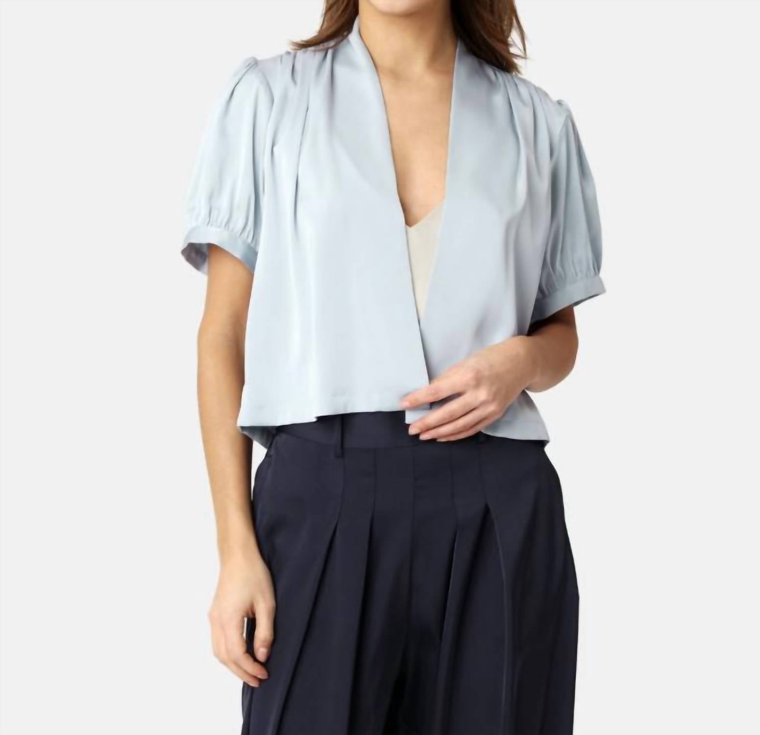 Karmamia - Ellis Short Sleeve Satin Jacket