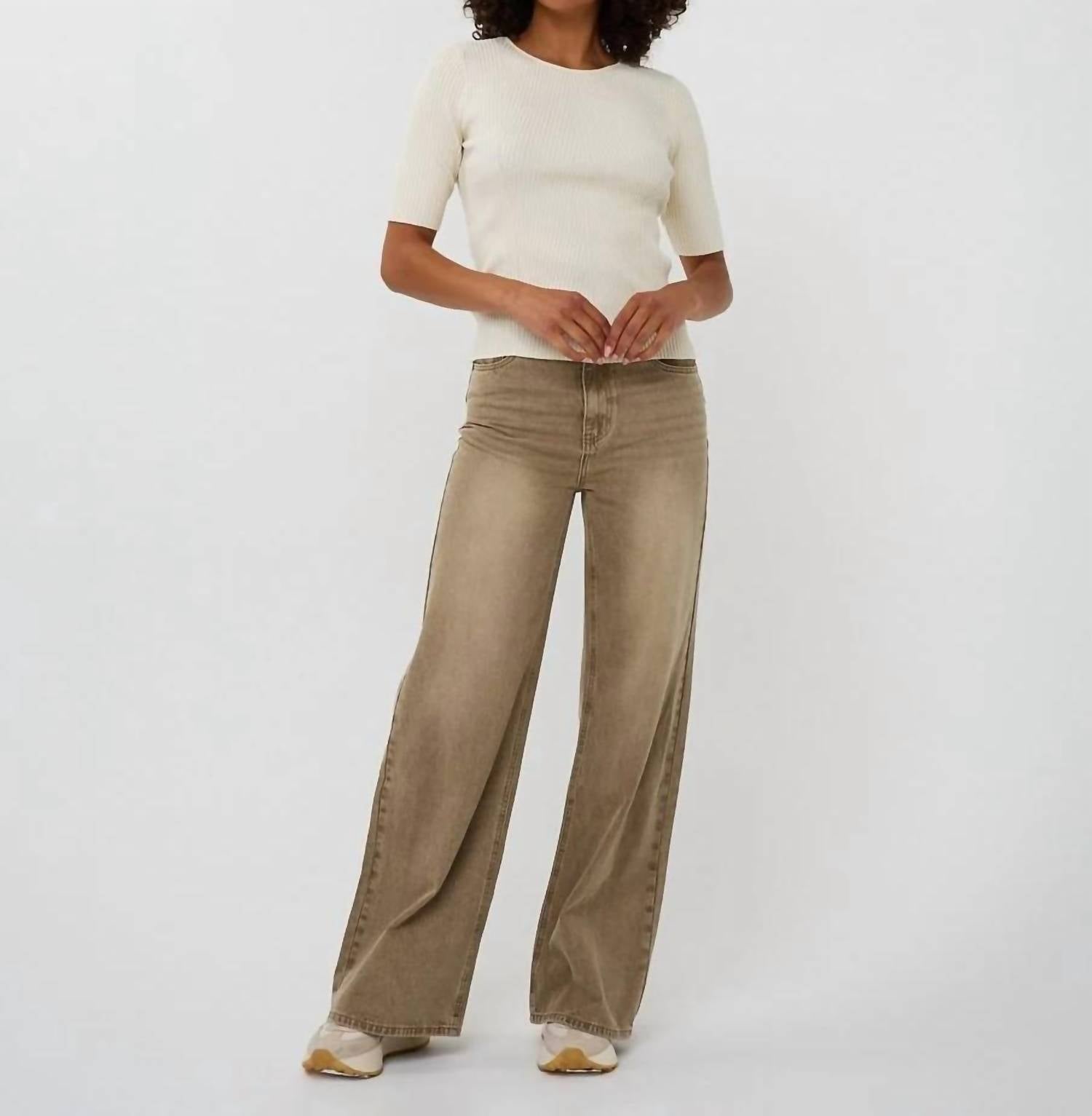 Esqualo - Tuva Wide Leg Jean