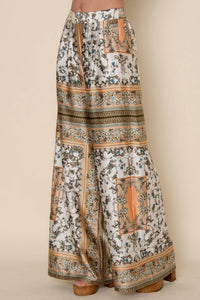 Fore Collection - Vintage Print Palazzo Pants
