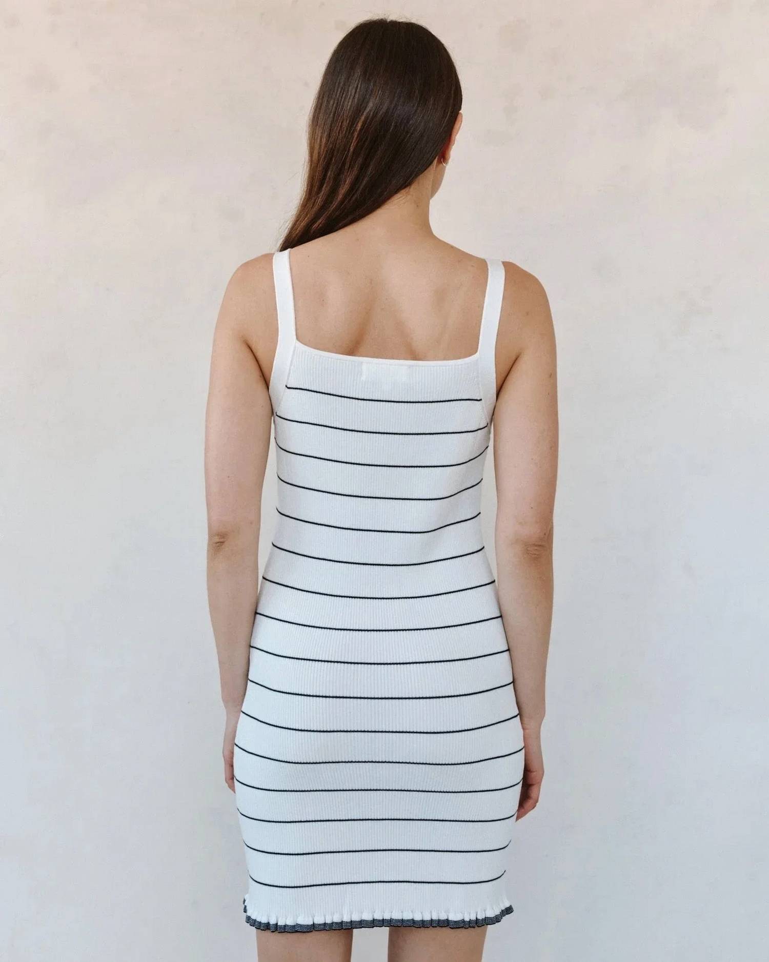 Bella Dahl - Ruffle Hem Sleeveless Knitted Dress
