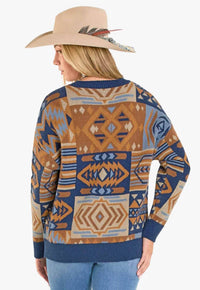 Panhandle - Aztec Patchwork Sweater