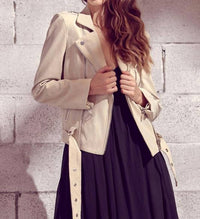 Storia - Late Nighter Vegan Leather Biker Moto Jacket