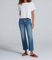Askk Ny - Cat Mid-rise Straight Leg Jean