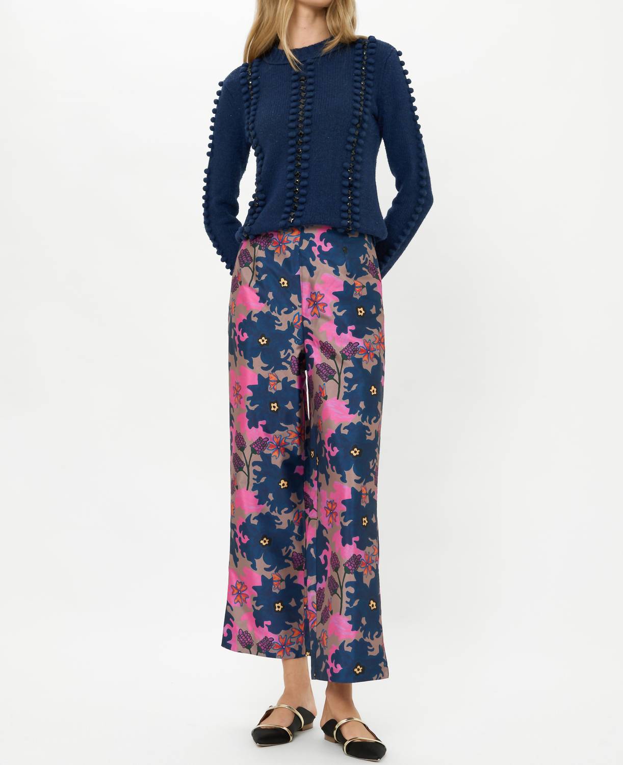 Oliphant - Valentina Cropped Flared Leg Pant