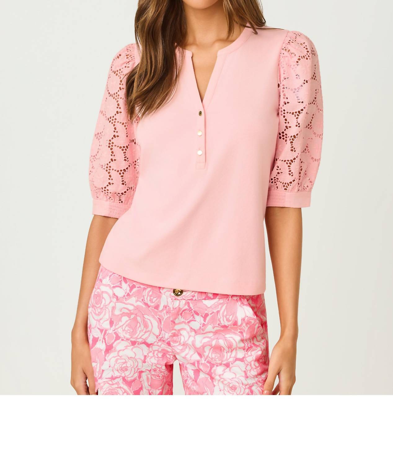 Lilly Pulitzer - Ronson Eyelet Knit Top