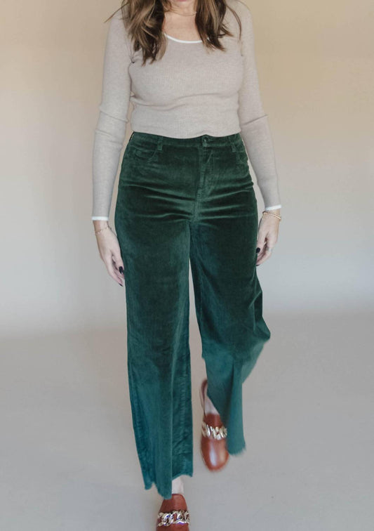 Entro - Callie Corduroy Wide Leg Pants