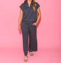 Ivy Jane - Popover Top And Knit Pants Set