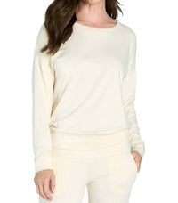 Twelve Eighty Eight Laguna Long Sleeve Lounge Set in almond - women's sleepwear - view 4