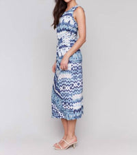 Charlie B - Faux Knot Detail Sleeveless Dress