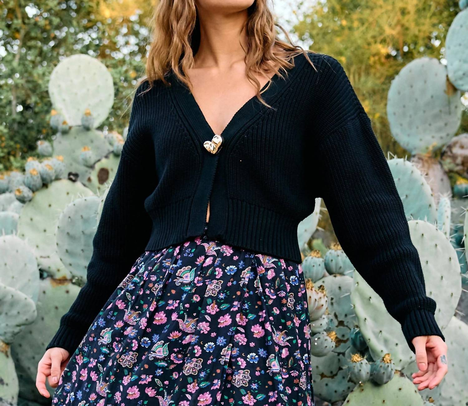 Cleobella - Heart Sweater Cardigan