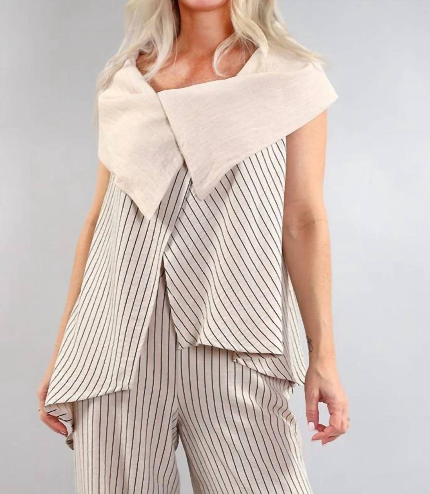 Michael Tyler - Sleevless Top Wrapped