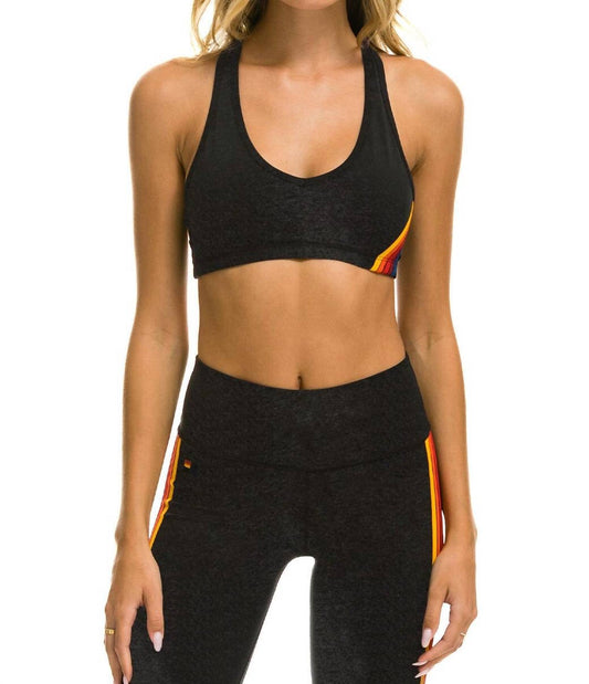 Aviator Nation - 5 STRIPE SPORTS BRA