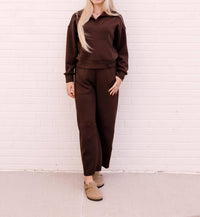 Thread & Supply Lenore Pants in coffee bean - women's pants