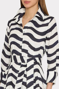 Milly - Lexi Printed Midi Dress