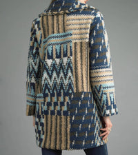 Tempo Paris - Tweed Long Boucle Coat