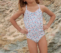 Petit Bateau - Girl's One-piece Floral Swimsuit