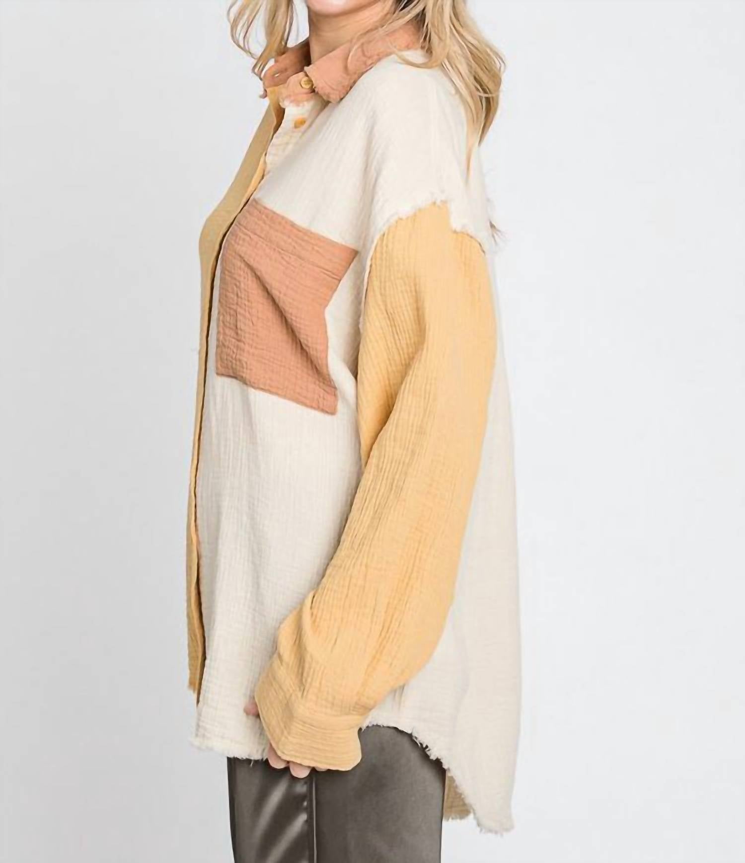 Geegee - Daffodil Button Front Shirt