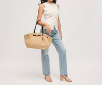 Urban Expressions - Women's Kaia Straw Tote Bag