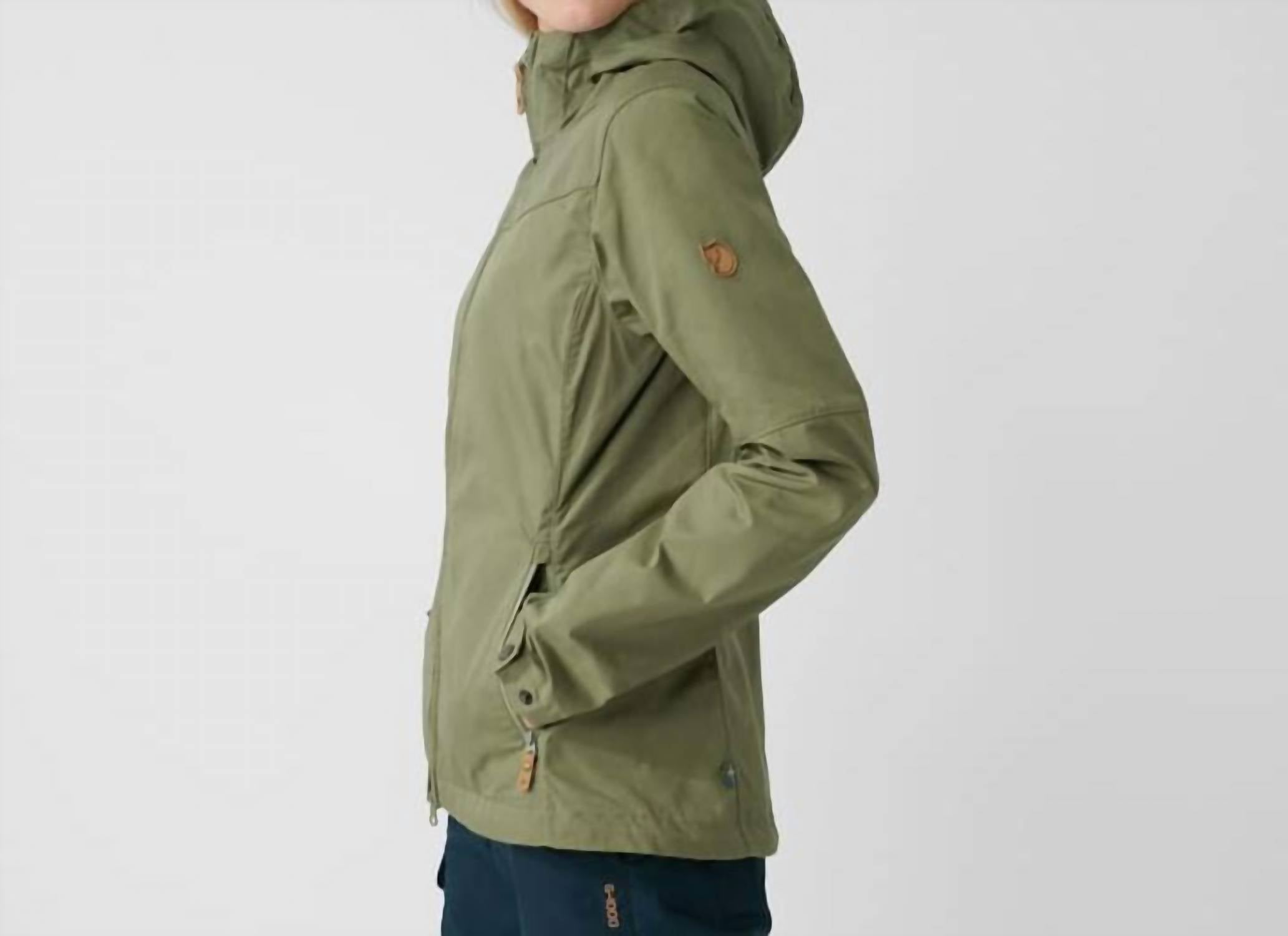 Fjallraven Women's Stina Jacket in green - women's top - alternate view