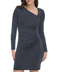 Vince Camuto - Metallic Long Sleeve Dress