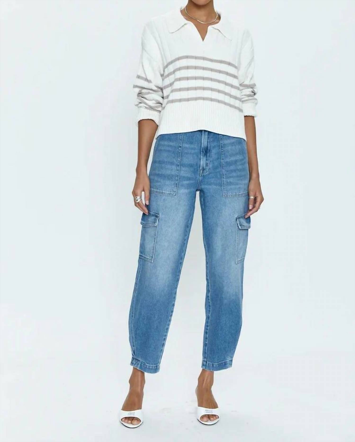 Pistola - Arlo Stripe Polo Sweater