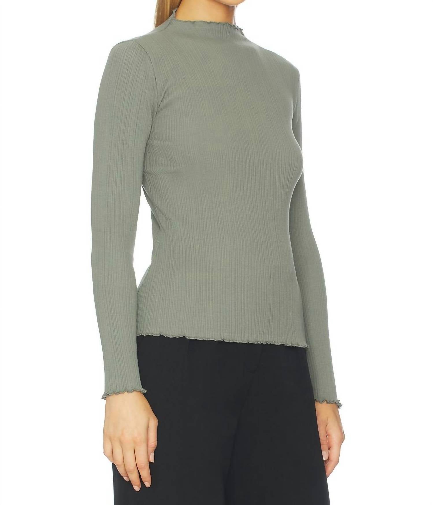 Nation Ltd - Brenna Mock Neck Top