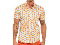 Eight X - Citrus Squeeze Short Sleeve Button Down Shirt