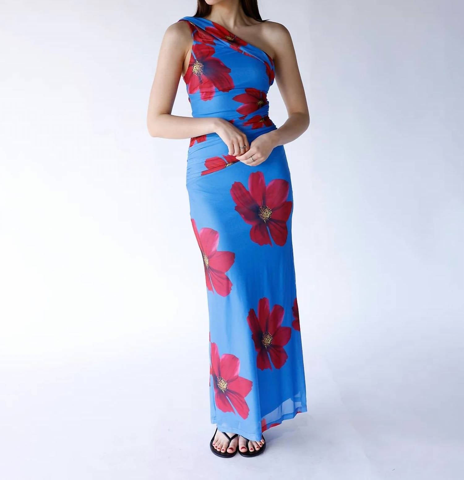 One And Only Collective - One Shoulder Maxi Dress