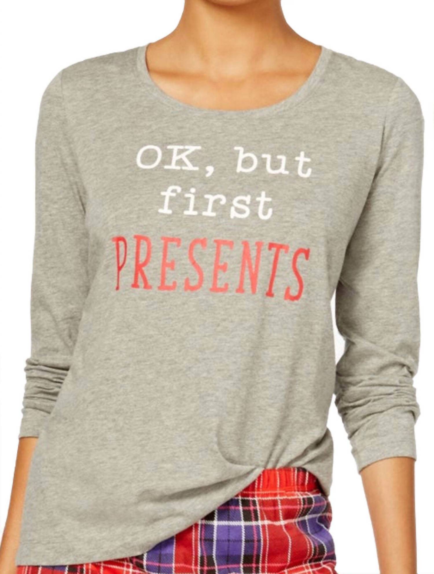 Jenni By Jennifer Moore - Women's Printed Fleece Pajama Top