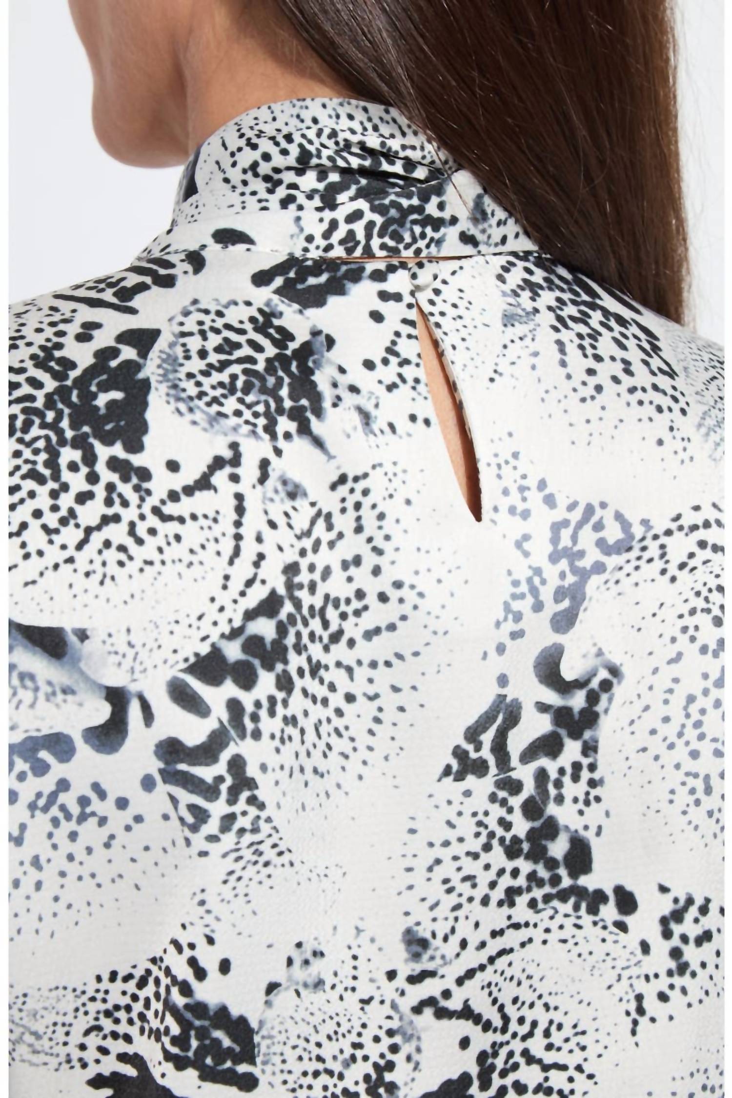 Lysse - Anaya Embellished Scarf Neck Blouse
