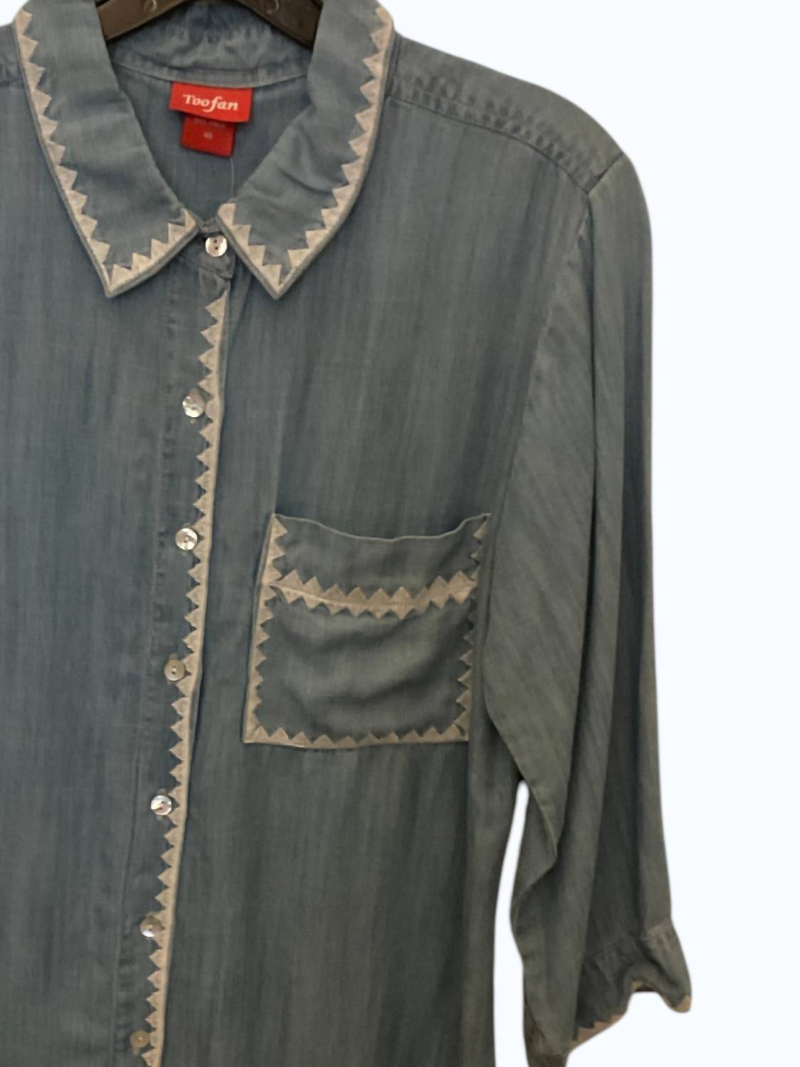 Toofan - Women's Edge Stitching Shirt