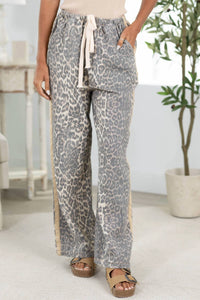 Kld - Leopard Track Pants