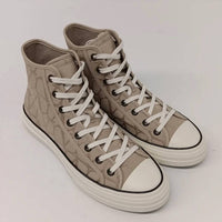 Valentino Garavani Men's Toile Flocked Sneakers in beige white - men's sneaker