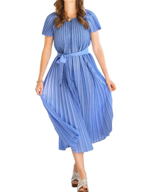 Current Air - Pleated Dress with Bow