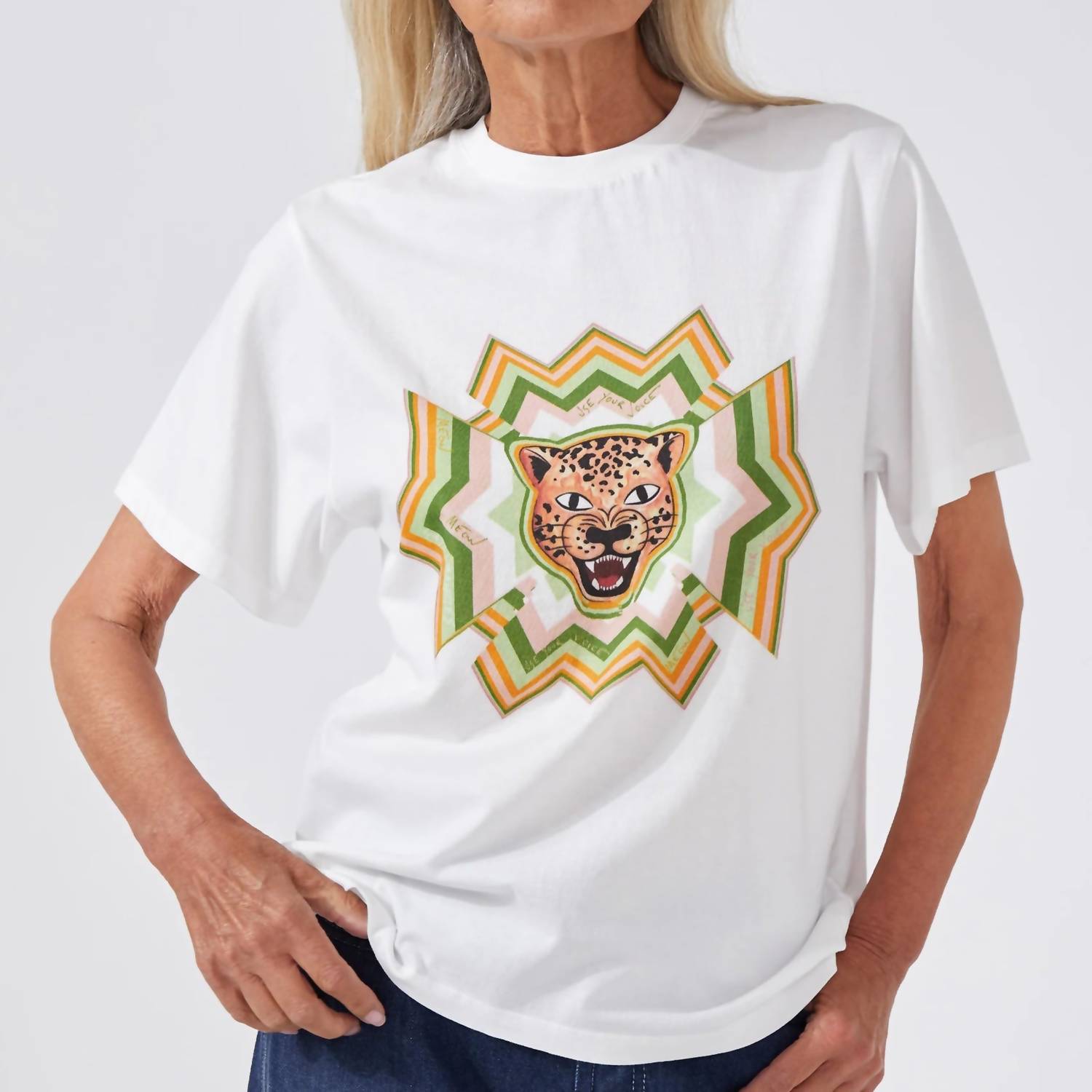 Hayley Menzies - Women's Psychedelic Leopard Tee