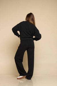 FUNDAMENTAL COAST Later On Long Sleeve Jacket in black - women's jacket - alternate view
