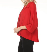 Joseph Ribkoff - Surplice Blouson 3/4 Sleeve Top