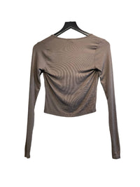LAmade Women's Sweet V Cardigan in olive green - women's cardigan - detail view