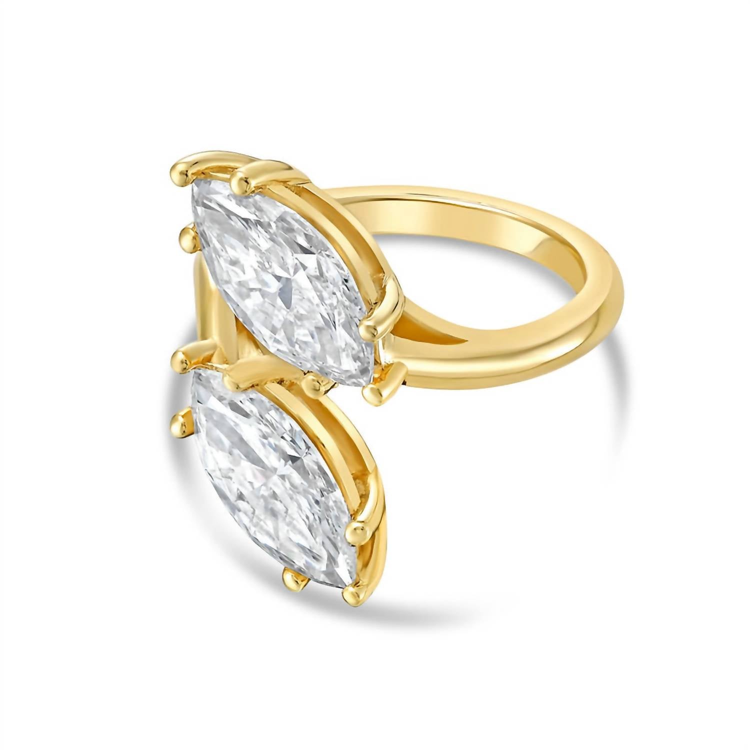 Diana M Jewels - Women's Marquise Lab-Grown Diamond Fashion Ring (8.00 Ct) - Elegant Plus